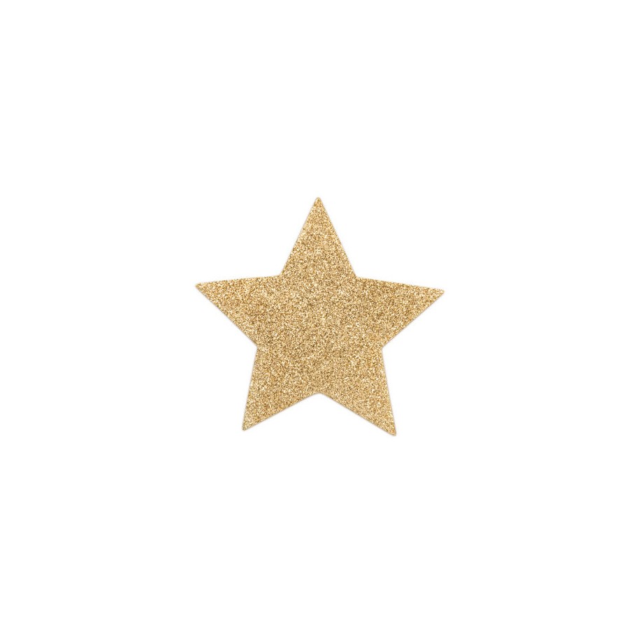 BIJOUX - INDISCRETS COPRI CAPEZZOLI FLASH GOLDEN STAR
